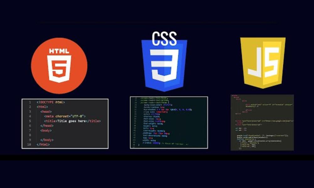 HTML, CSS, JavaScript