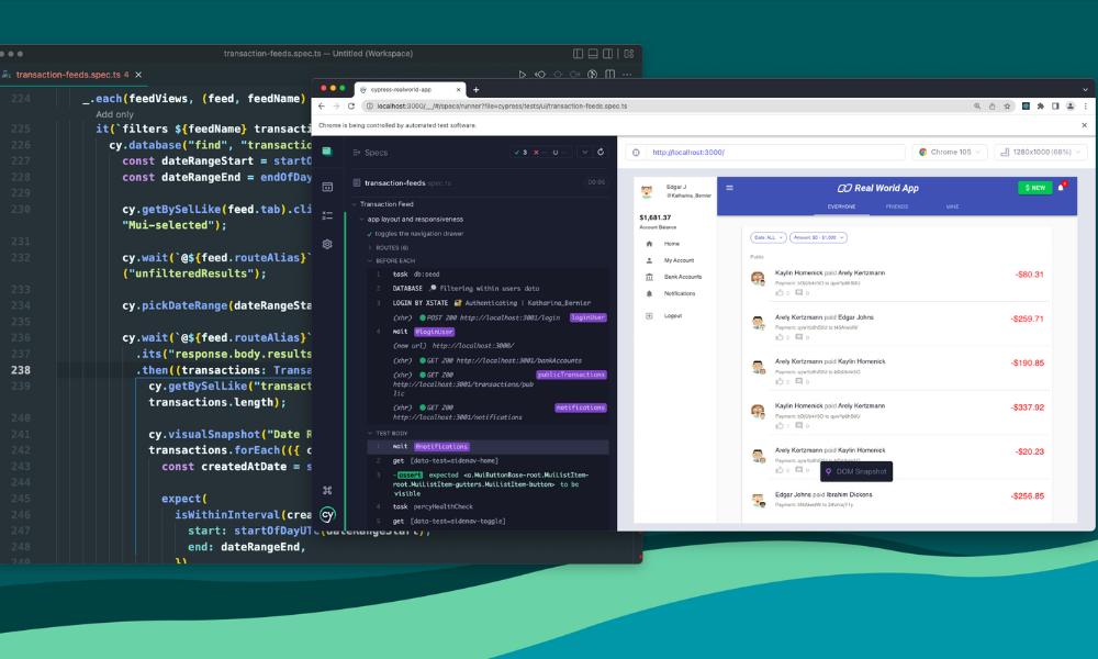 Use frameworks Cypress